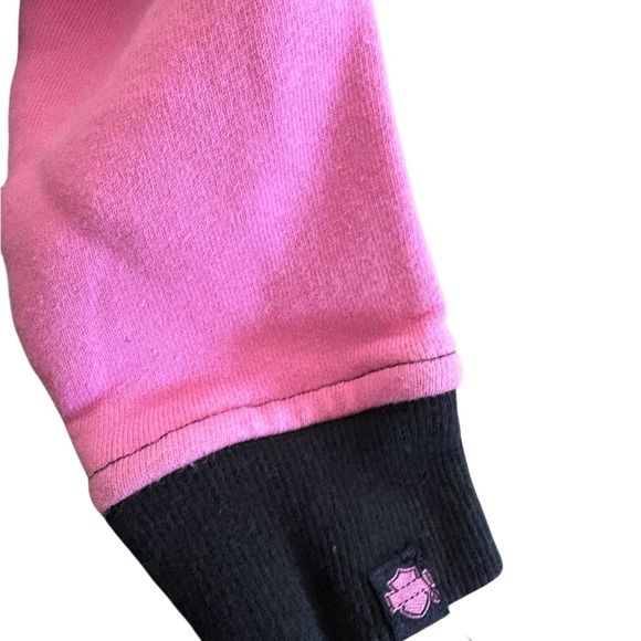 Harley-Davidson girls Kids Hoodie in Black and Pink EUC - Picture 3 of 7